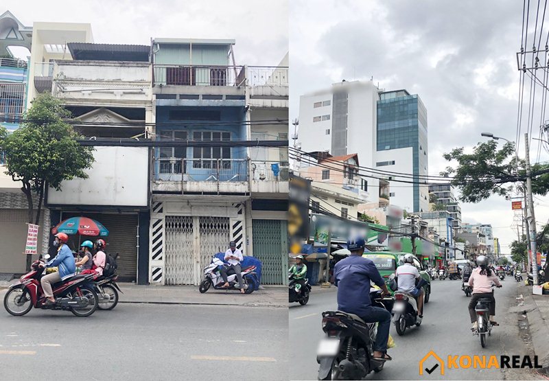 Nhà đường Cách Mạng Tháng 8 quận Tân Bình 7.3x36.5m