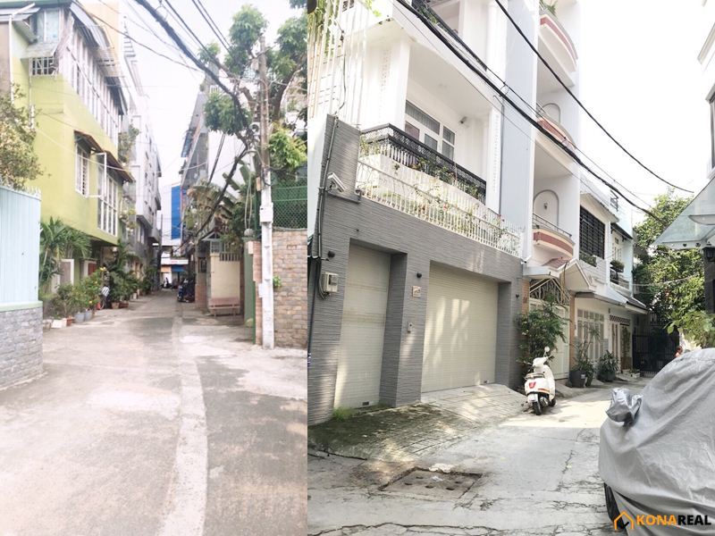 Nhà đường Đặng Văn Ngữ quận Phú Nhuận 3.95x16.85m