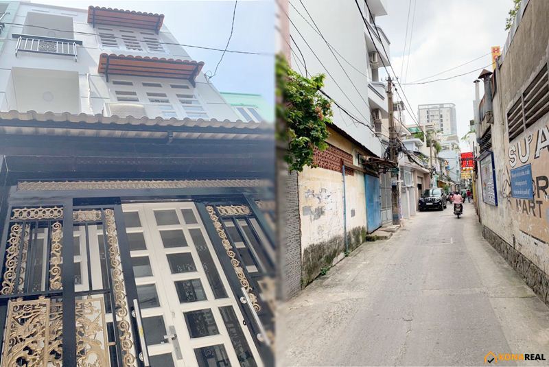 Nhà đường Phan Đăng Lưu, quận Phú Nhuận 4x8m