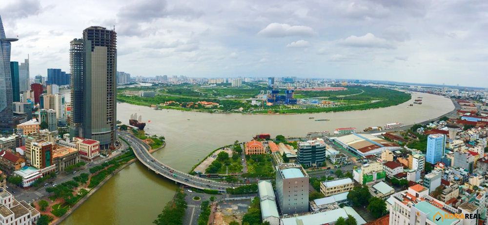 View chung cư Saigon Royal quận 4