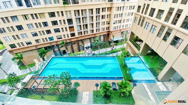 View hồ bơi chung cư Saigon Royal quận 4